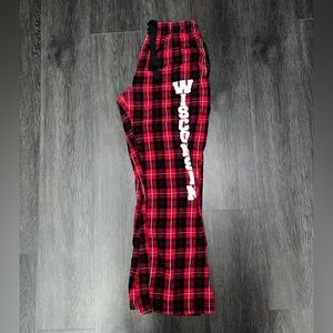 Wisconsin Women’s Plaid PJ Pants